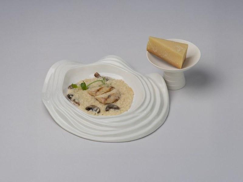 Risotto aux champignons des bois